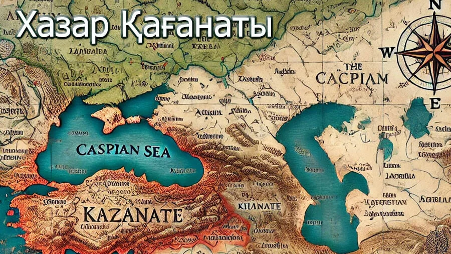 Хазар Қағанаты картасы